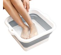 Baignoire de bain de pieds pliable - 168 points de massage convexes, bain de pieds antidérapant | Solution de pédicure de grande taille pour soulager la douleur des pieds, utilisation en voyage, soins