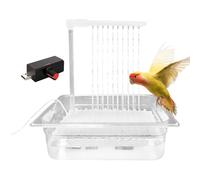 Baignoire De Douche Automatique Pour Oiseaux - Bain D'oiseaux Motorisé D'intérieur Pour Perroquets | Baignoires D'oiseaux Motorisées D'intérieur, Baignoire Automatique Pour Oiseaux, Piscine Pour Petit