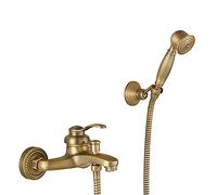 Baignoire de Douche de Baignoire Ensemble de Douche de Baignoire Antique mélange du Robinet de Bain pour Les robinets de Salle de Bain froids Chauds avec Tuyau de Douche pour Les robinets de Bain-b /