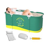 Baignoire de glace | Baignoire de douche | Baignoire pliable portable en PVC | Baignoire pliable pour adulte | 114 x 60 x 50 cm - Baignoire pliable séparée pour salle de bain familiale