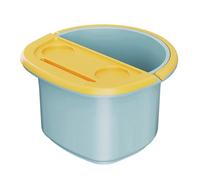 Baignoire de Pieds SPA - Gain de Place pour Hommes et Femmes, Hydrothérapie, Massage et Relaxation- Bleu