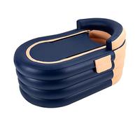 Baignoire de spa gonflable pliable avec couvercle - 140 x 84 x 74 cm - Baignoire mobile en PVC avec protection thermique et dossier ergonomique - Idéal pour les adultes, les voyages et le balcon