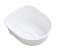 Baignoire de trempage pour Les Pieds, Bassin de Bain Pieds léger et Portable 15x13x4, 5 avec Bosses Massage, Seau Lavage Domestique pour Laver Les trempage des Adultes, Bassin b