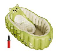 Baignoire De Voyage Gonflable Pour Bébé | Baignoire Gonflable Bébé | Accessoires De Douche Pliables Avec Pompe Pour Baignade Nager À Domicile Camping Camping Vacation Vacation Garçons Filles Pour Tout