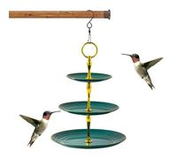 Baignoire d'oiseau, Bain d'oiseaux en Plein air et mangeoire - Goldfinches Feeder - Fountaine de Bain à l'oiseau Sauvage pour la décoration extérieure de la Cour du Jardin