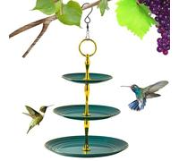 Baignoire d'oiseaux et mangeoire pour l'extérieur, la mangeoire à Oiseaux et Le Bain,Chickadees Feeder | Fountaine de Bain à l'oiseau Sauvage pour la décoration extérieure de la Cour du Jardin