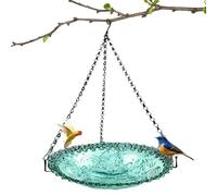 Baignoire d'oiseaux gorgée - plateau de mangeoires à oiseaux sauvages, bol à eau du jardin décoratif | Basin d'oiseaux suspendue pour la cour de décoration de jardin, balcon et pelouse, mangeoire et b