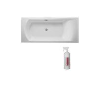 Baignoire droite 170 X 70 Ove acrylique avec nettoyant