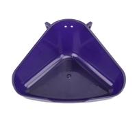 Baignoire du Hamster, Hamster Sand Bath Container Murd Suspendu Anti Sclash Sanding Sand Bath pour avec du Plastique à Haute Résistance pour Les Petits Animaux de Compagnie à Utiliser (S)