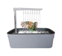Baignoire du perroquet | Baignoire de douche à oiseaux électrique | Fountaine de bain à feuilles d'écoute à propulsion USB | Fountaine de douche à oiseaux en cage | Cycle d'eau de perroquet automatiqu