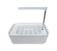 Baignoire électrique USB pour perroquets - Pour la maison - Alimentation à plumes - Avec contrôle facile des flux d'eau - Pour petit