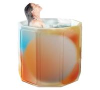 Baignoire Épaissie De Lavage Corps Pour Femmes Hommes - Baignoire Portable L'eau Chaude Adulte, Baignoire Pliable Pour Les | Pliable Baignade Assis Seau À Domicile