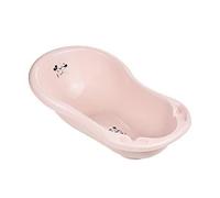 keeeper Baignoire pour bébé Minnie – Ergonomique avec vidange, 0–12 mois, 84 cm, Maria, Nordic Pink