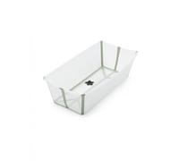 Stokke Baignoire bébé Flexi Bath X-Large – Pliable, spacieuse, légère – 0–6 ans – Vert transparent