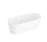 Baignoire Geo Vitra 65372006000 170 x 80 x 56,5 cm, capacité 283 l, autoportante, ovale, bonde centrale