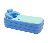 Baignoire gonflable, bain à remous gonflable portable en PVC avec tapis de siège pour adultes, baignoire spa, fournitures de salle de bain pour jeunes, hommes, garçons, familles, filles, femmes