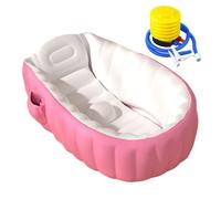 Baignoire Gonflable Bébé,Bain Gonflable pour Enfant avec Pompe au Pied pour Douche | Baignoire Pliable Indispensable Pour Soins Bébé à la Maison Hôtel Voyage Extérieur