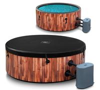 Baignoire gonflable de jardin COIL SPA, piscine d'hydromassage, 6 personnes, teck 2024
