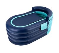 Baignoire gonflable en PVC avec bonnet de douche 84 x 140 x 74 cm - Baignoire gonflable pour adulte - Avec pompe à air électrique sans fil - 30 W - Pour adultes et la plupart des gens