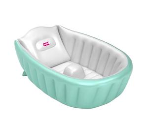 Baignoire gonflable OKBABY Onda Baby Soft pour nouveau-nés (0 à 12 mois) - Bleu
