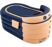 Baignoire gonflable, portable et autoportante, gonflage rapide, orange