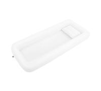 Baignoire gonflable portable pliable pour adulte en PVC 195 x 90 cm avec pompe à air électrique pour lit