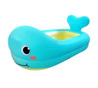 Baignoire gonflable portable pour enfants - Baignoire de voyage avec motif et base antidérapante | Siège d'écoulement avec rembourrage épais pour un bain ou des jeux d'eau en toute sécurité, parfaite