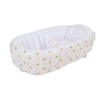 Baignoire Gonflable Portative pour bébé, Matériau en PVC, Motif de Dessin animé, Conception de Bras Bionique, Dos de Sac à Gaz, Style Compact, Facile à Utiliser, Diverses (Tapez B)