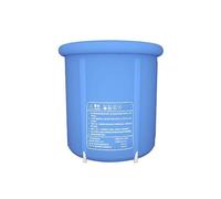 Baignoire gonflable pour adultes avec tuyau de vidange et pompe, design portable pour bain d'eau chaude ou froide, durable et pratique