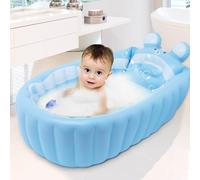 Baignoire Gonflable Pour Bébé, Baignoire Pliable Pour Enfant, Baignoires Portable De Voyage Pour Bébé, Bassin De Douche Pliable Antidérapant, Baignoire-de Voyage Pour-bébés Pour 0-6 Ans