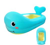Baignoire gonflable pour enfants - Baignoire anti-fuite pour enfants en forme de baleine | Coussin épais antidérapant pour siège de voyage, belle piscine pour garçons et filles