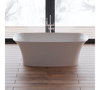 Baignoire Ilot Bliss 170 blanche 170 x80 x58 cm, by SPALINA