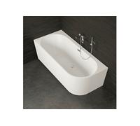 Baignoire Ilot Capri 160 gauche blanche 160 x76 x58 cm, by SPALINA - Blanc - 160 x76 x58 cm