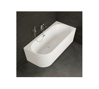 Baignoire Ilot Capri 180 droite blanche 180 x81 x58 cm, by SPALINA - Blanc - 180 x81 x58 cm