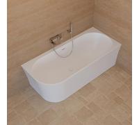 Baignoire Ilot Cosmic 170 droite blanche 170 x76 x58 cm, by SPALINA