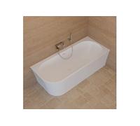 Baignoire Ilot Cosmic 180 droite blanche 180 x80 x58 cm, by SPALINA