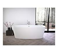 Ideal Standard Dea baignoire en îlot K8721V1 avec garniture de vidange , 180 x 80 cm, blanc soie