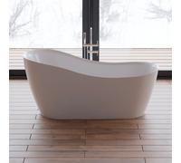 Baignoire Ilot Jazz 170 blanche 170 x78 x78 cm, by SPALINA