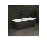 Baignoire Ilot Mint 170 noire 170 x81 x57 cm, by