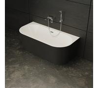 Baignoire Ilot Naos 170 noire 170 x80 x58 cm, by SPALINA