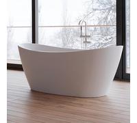 Baignoire Ilot Neroon 2.0 170 blanche 170 x80 x60 cm, by SPALINA