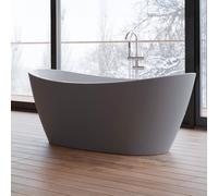 Baignoire Ilot Neroon 2.0 170 grise 170 x80 x60 cm, by SPALINA