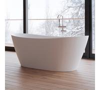 Baignoire îlot Ovale Venecia 170 Blanche 170 X80 X57 Cm, By Spalina