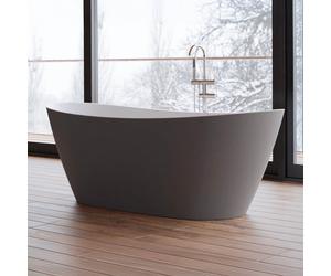 Baignoire îlot Ovale Venecia 170 Grise 170 X80 X57 Cm, By Spalina