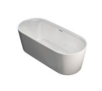 Baignoire îlot Riho Modesty 170x76cm Acrylique blanc B090001005