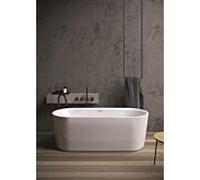 Baignoire îlot Riho Modesty B090001005 blanc , 170x76cm, sans fonction de remplissage, avec tablier en acrylique