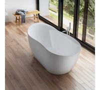 Baignoire Ilot Rivage 172 blanche xxcm, by SPALINA