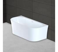 Baignoire Ilot Ruby 170 blanche 170 x80 x57 cm, by SPALINA