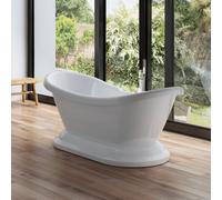 Baignoire Ilot Victoria 176 blanche xxcm, by SPALINA