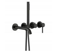 Baignoire - kit balneo Kfa bathtub faucet set moza 3 hole 2 function black